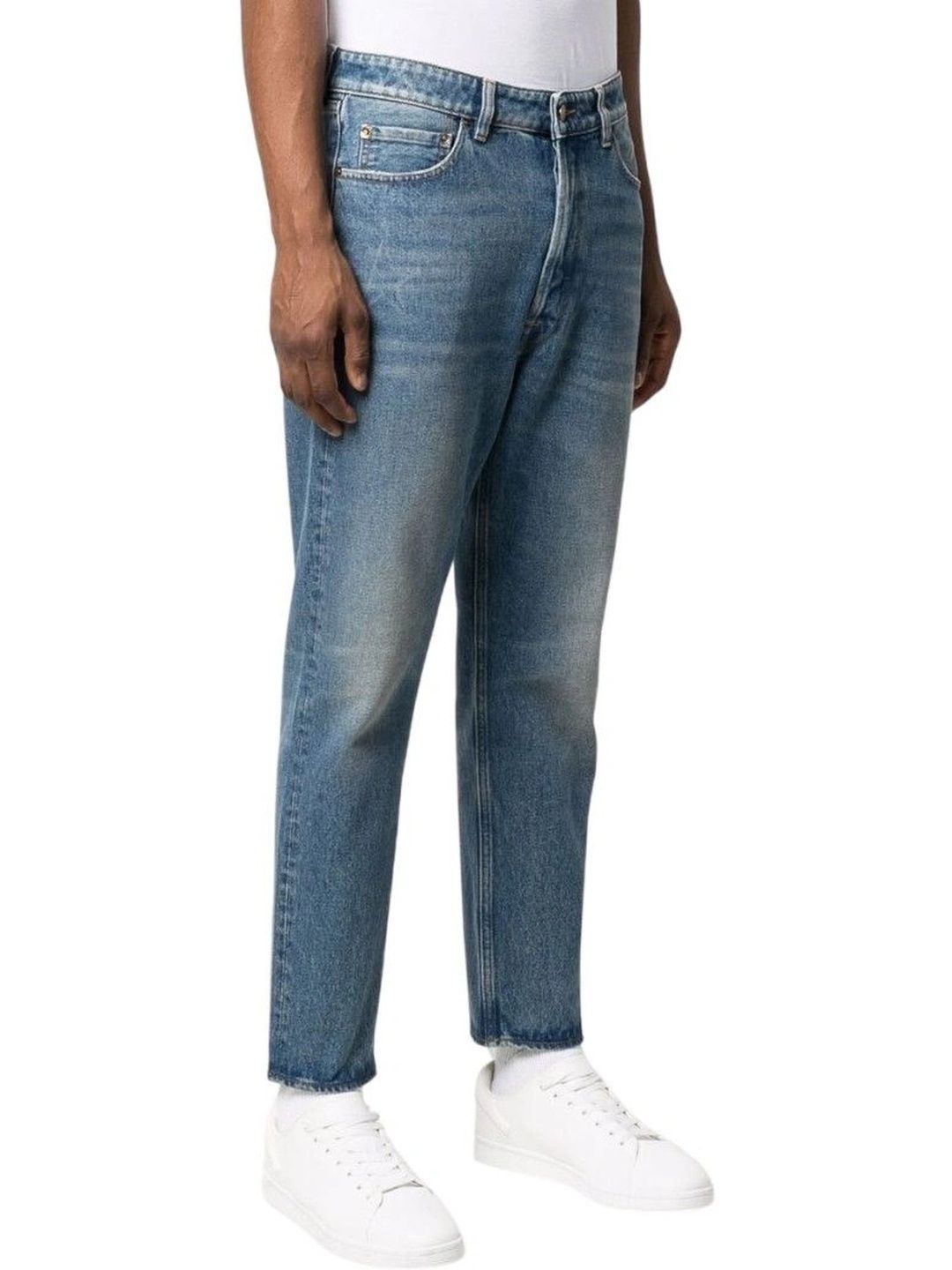 Golden Goose Men Tapered Fit Mid-Rise Low Distress Jeans-picture-47