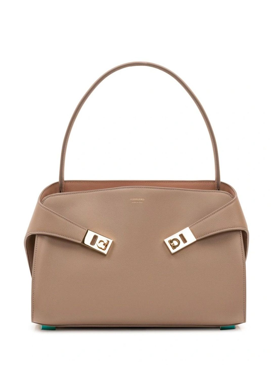 Ferragamo Leather Structured Handheld Bag-picture-20