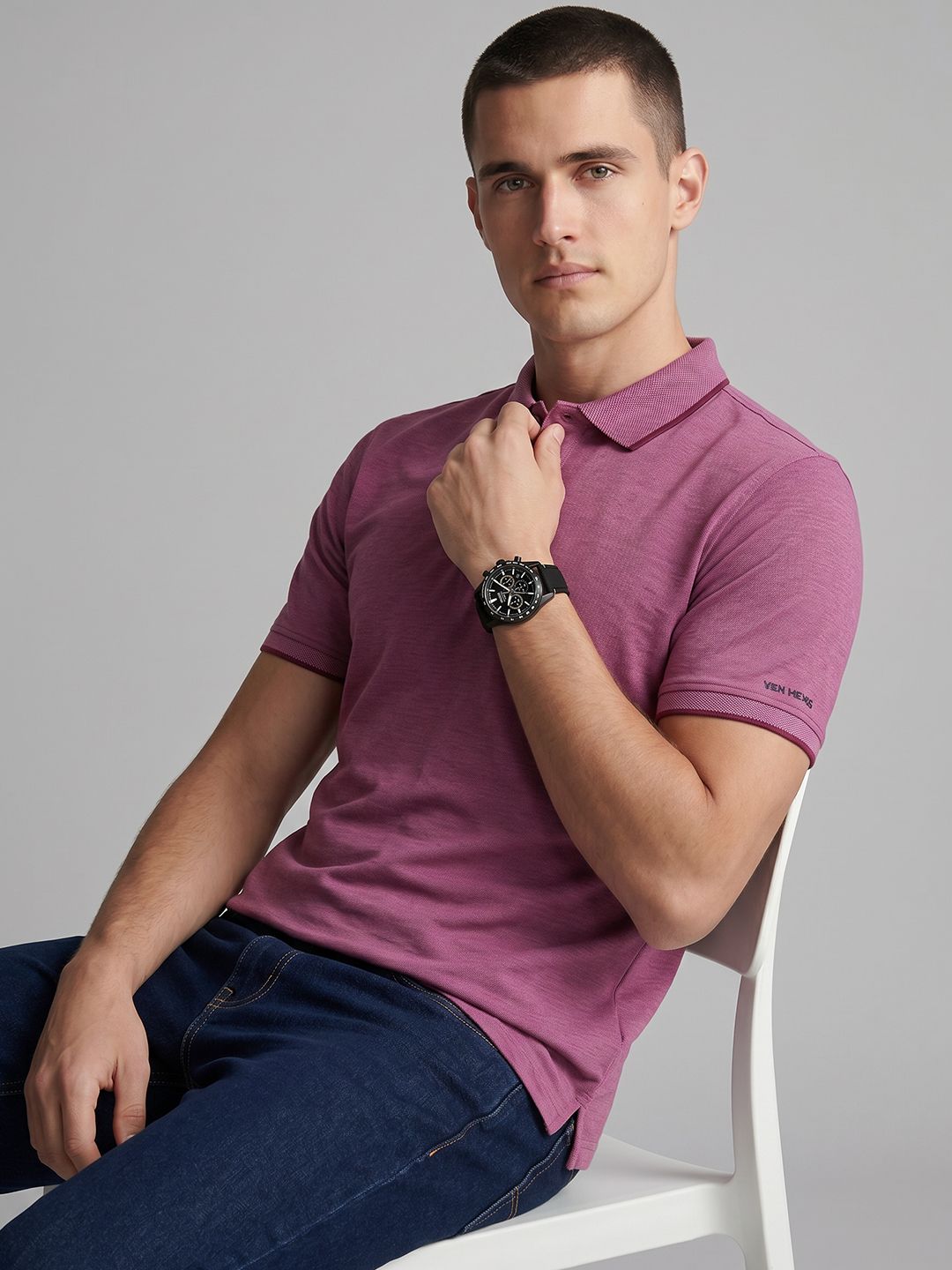 Van Heusen Polo Collar T-shirt-image-8