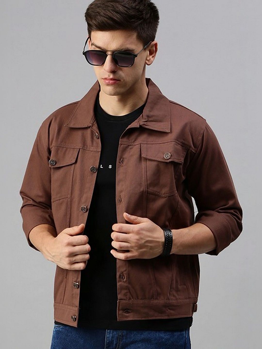 Kaali Peeli Men Outdoor Denim Jacket-picture-18