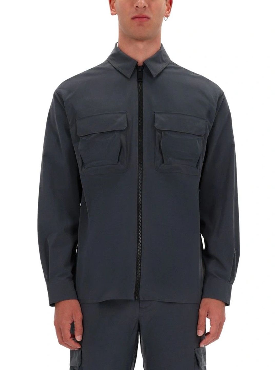 Versace Jeans Couture Dark Grey Regular Shirt-image-1