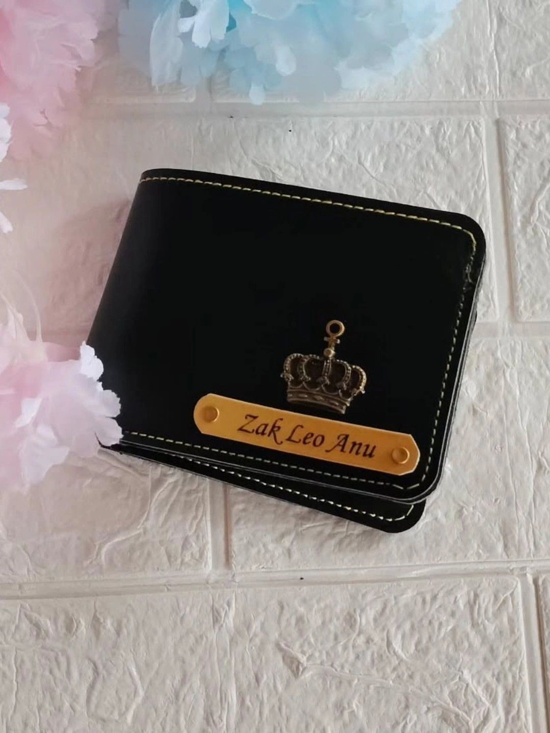 Navya Royal Art Men Embellished Leather Two Fold Wallet-picture-12