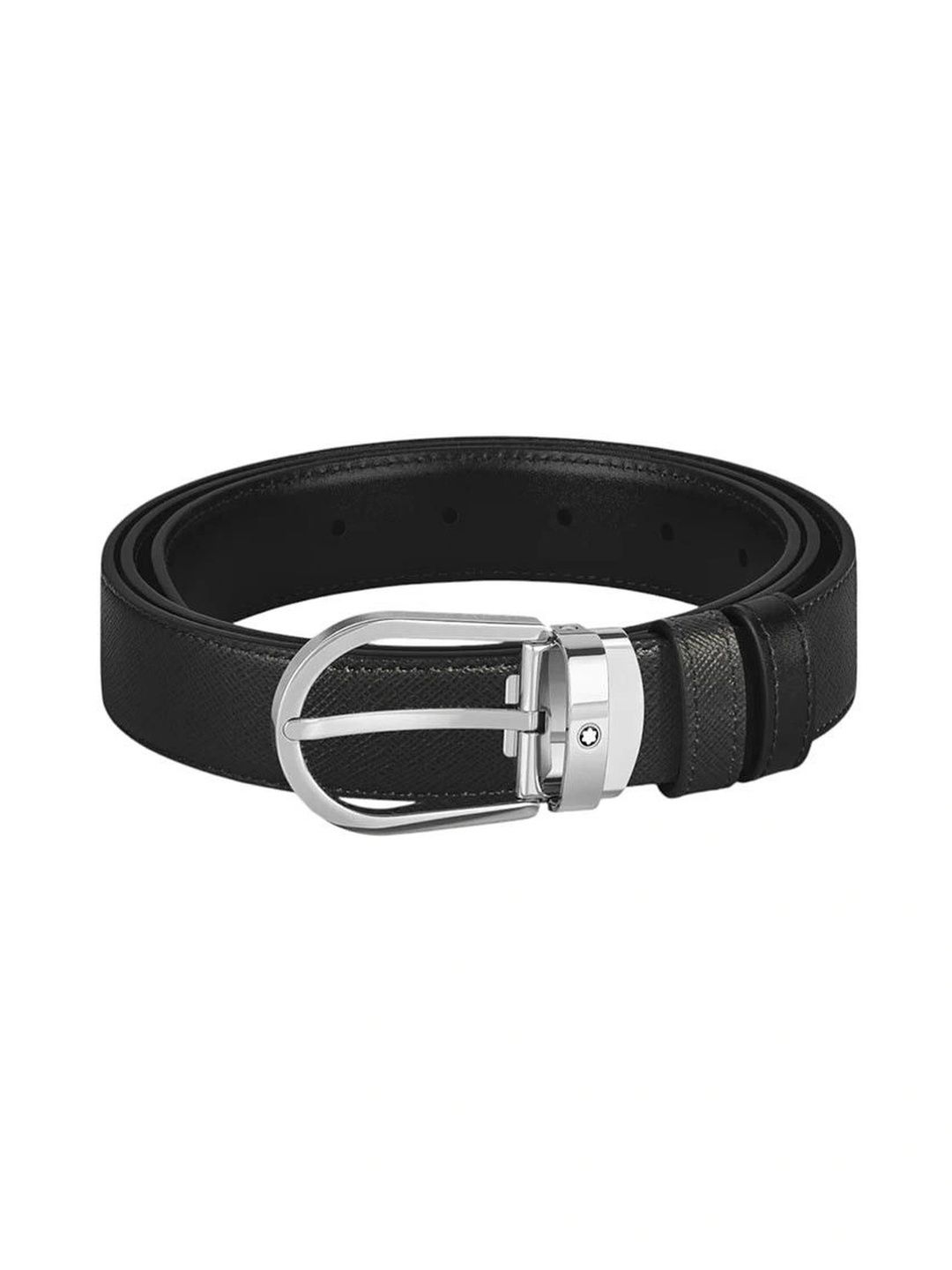 MONTBLANC Men Textured Leather Reversible Formal Belt-picture-48