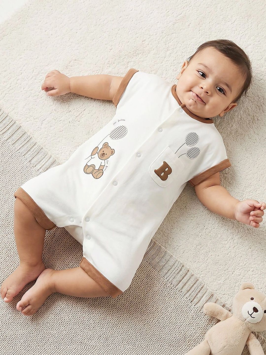 Juniors by Babyshop Infant Boys Cotton Rompers-image-39