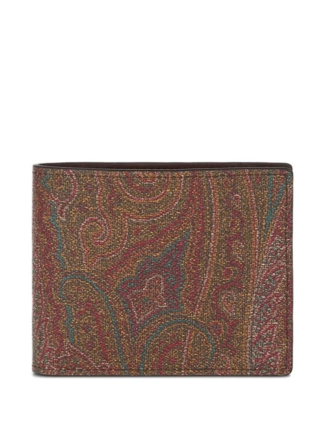 ETRO Men Abstract Printed Canvas Two Fold Wallet-picture-54