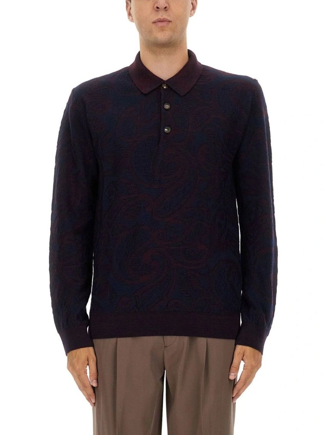 ETRO Men Printed Polo Collar T-shirt-picture-20