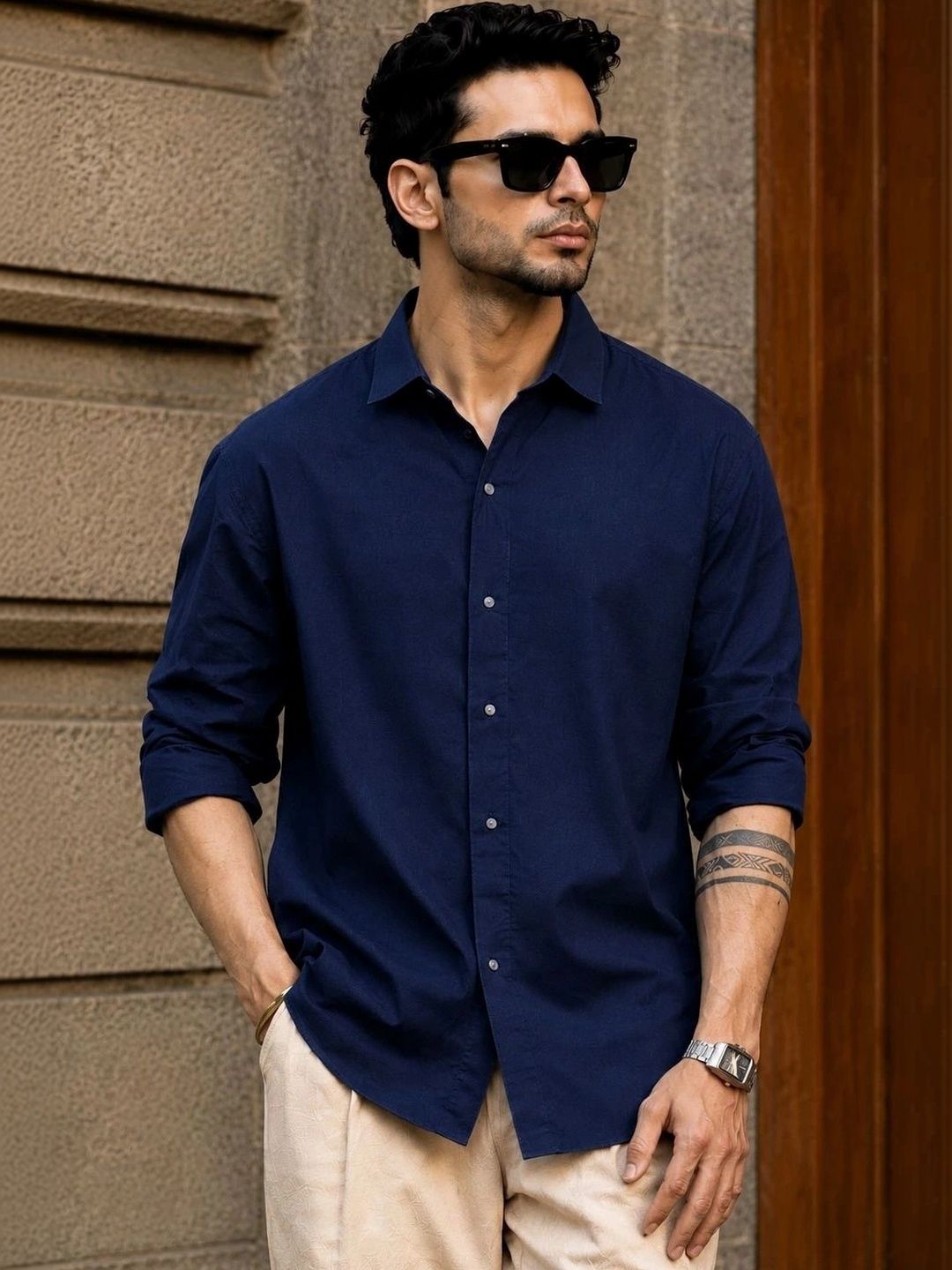 CLYVER Men Slim Fit Casual Shirt-picture-16