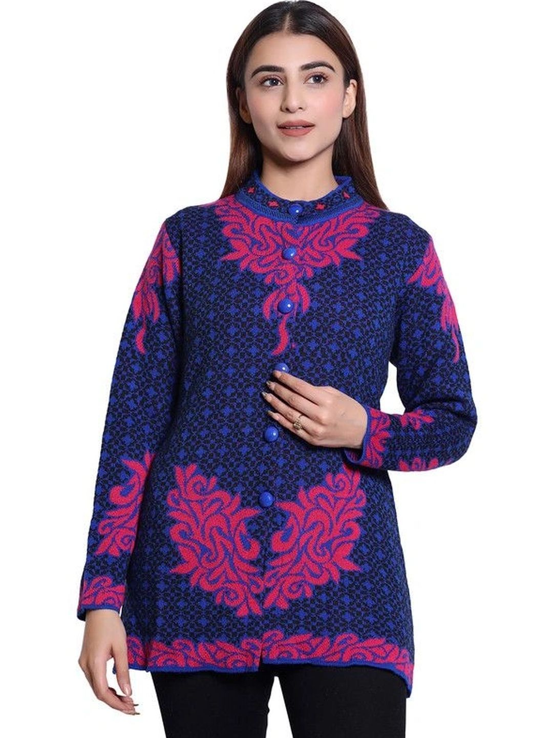 Grand Line Women Floral Printed Cardigan-picture-58