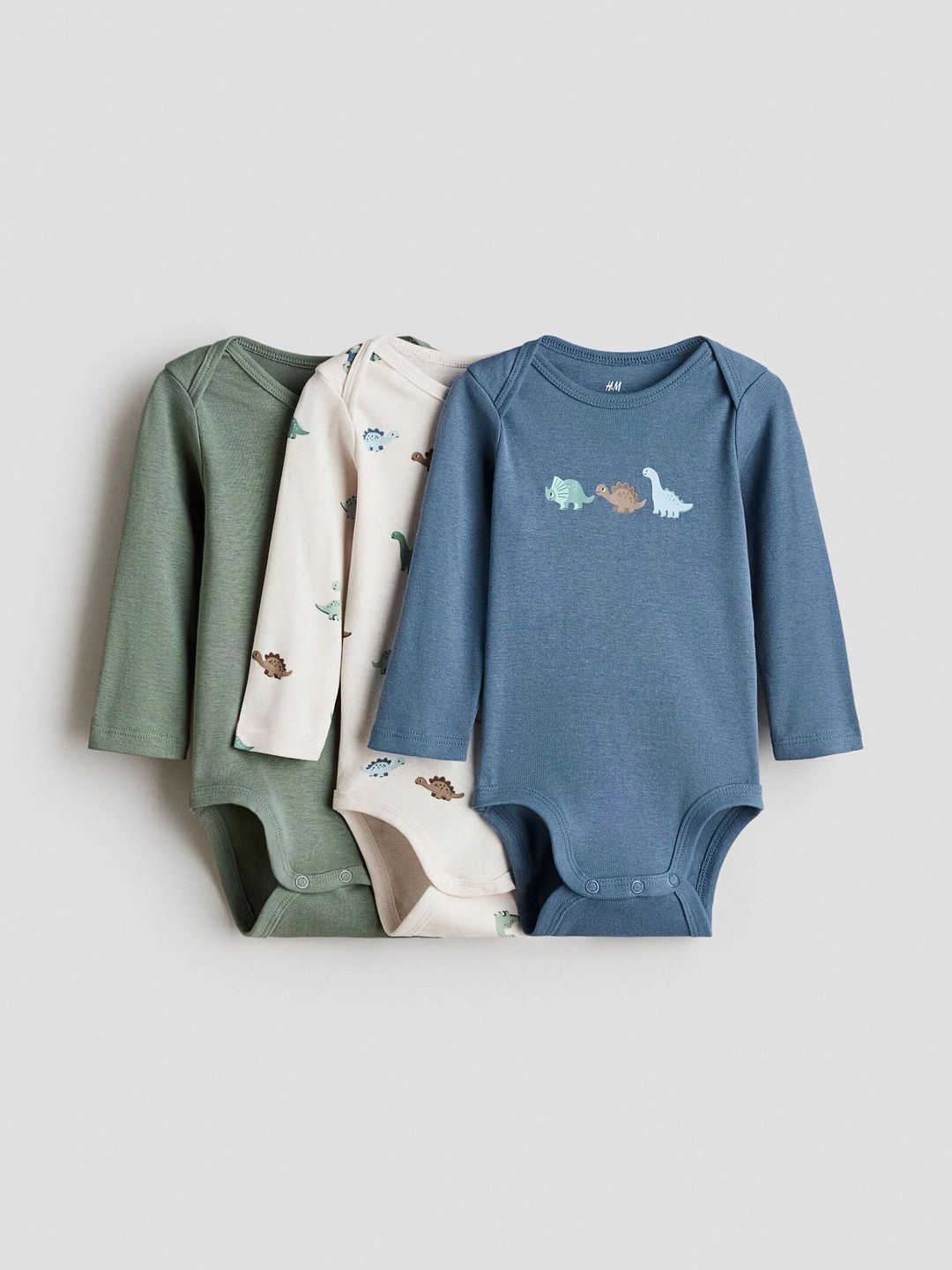 H&M 3-pack Envelope-neck Cotton Bodysuits-picture-39
