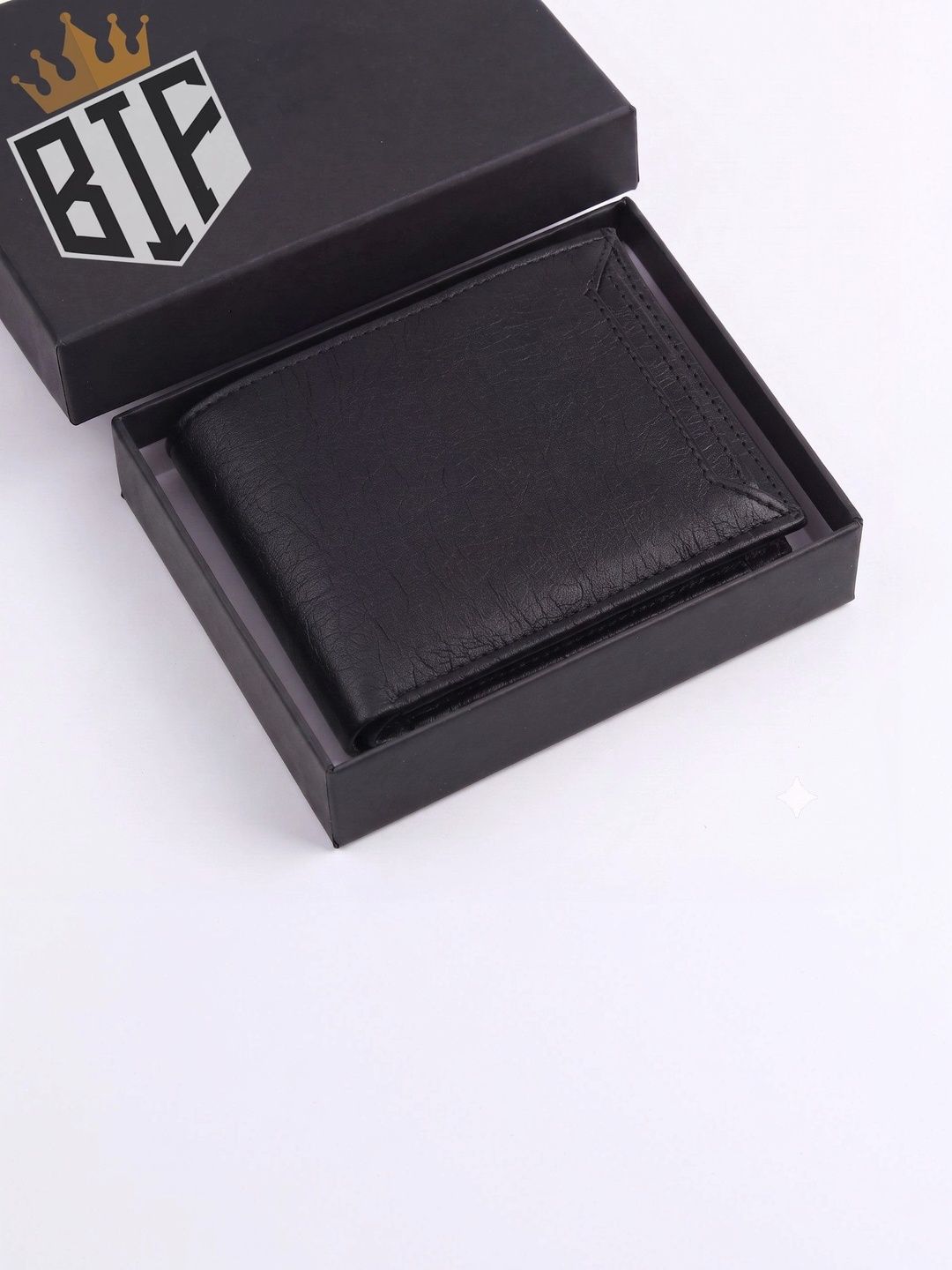 BIF Men Textured PU Two Fold Wallet-picture-17