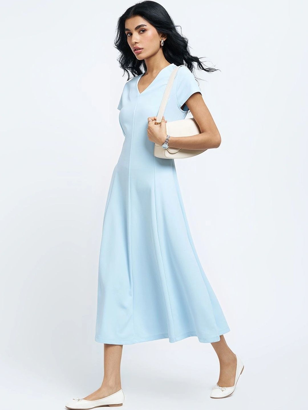 Annabelle by Pantaloons A-Line Midi Dress-picture-10
