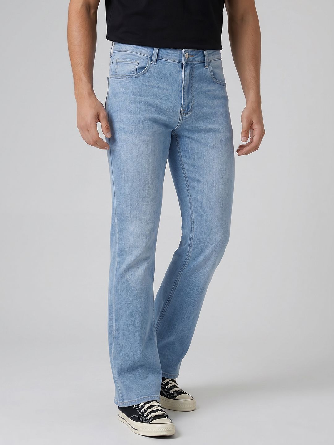 SPYKAR Men Bootcut Stretchable Jeans-image-14