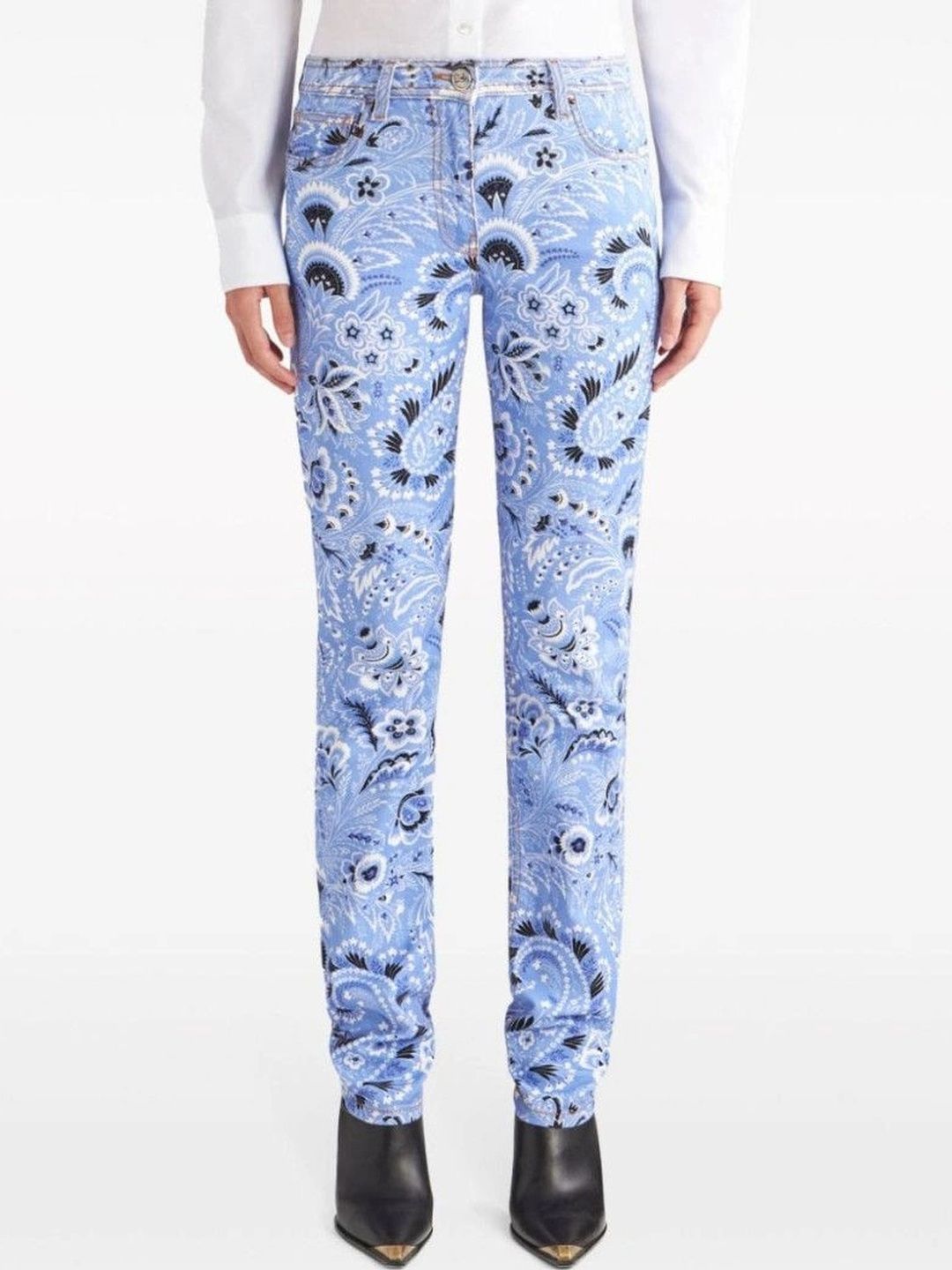 ETRO Women Skinny Fit Mid-Rise Printed Jeans-picture-21