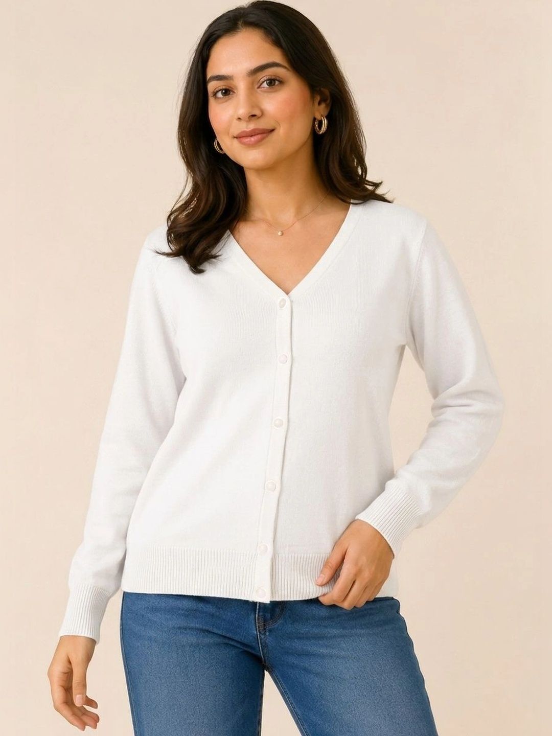Lady's Zone Women Woollen Cardigan-picture-23