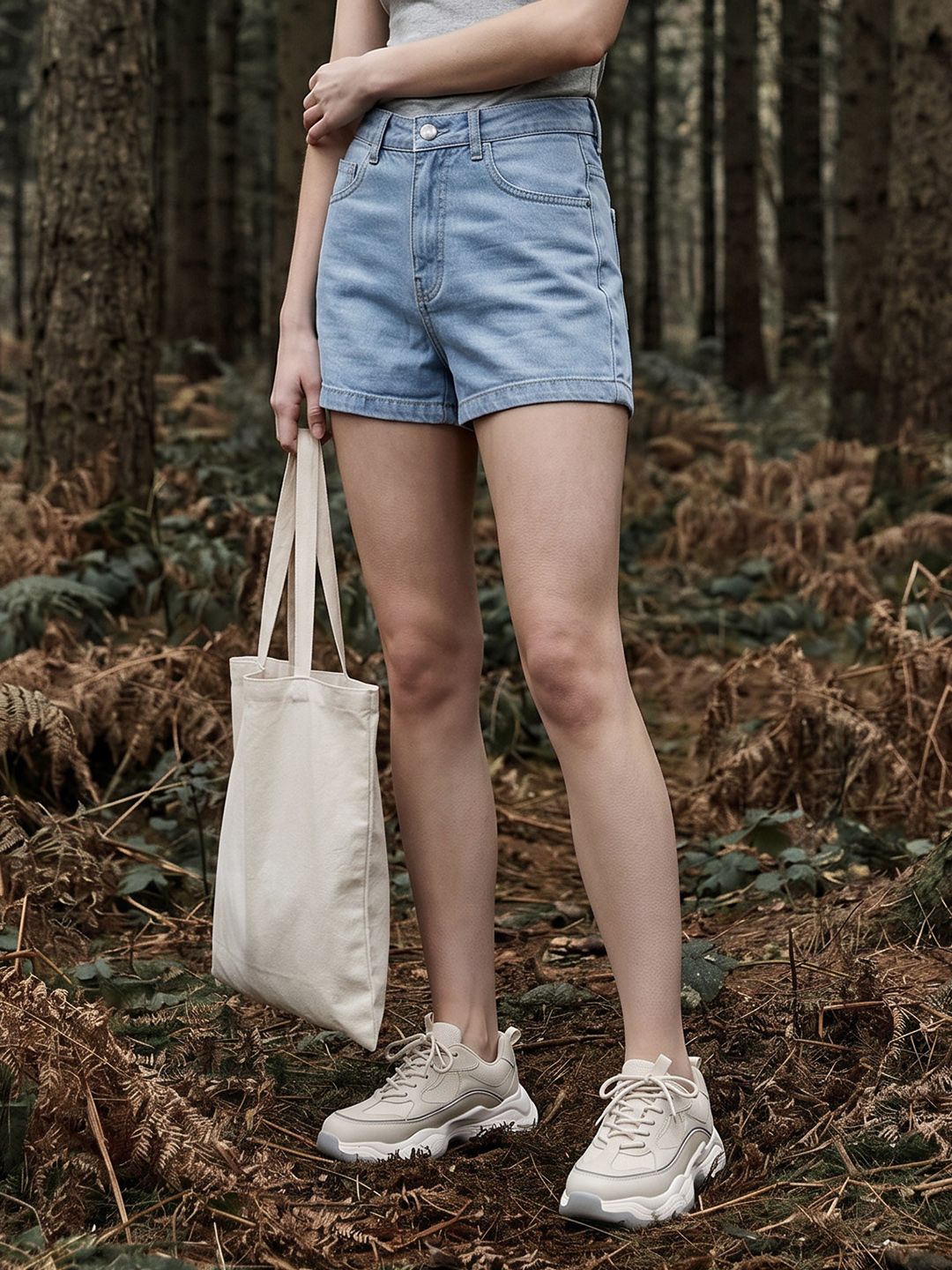 The Roadster Life Co. Women Denim Casual Shorts-image-34