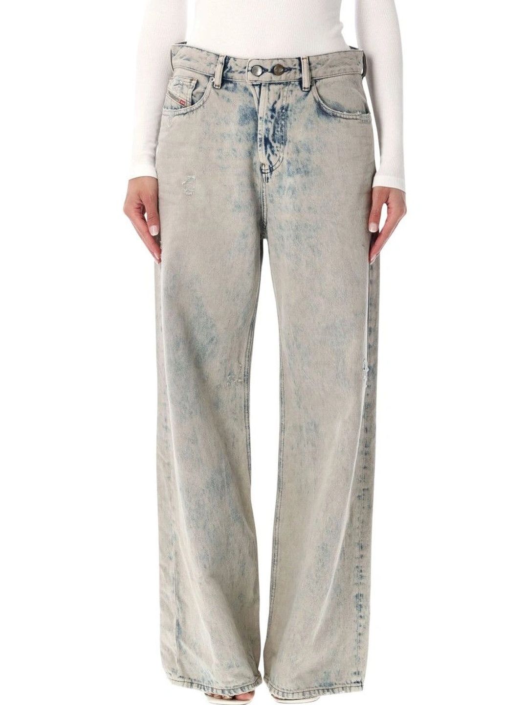 DIESEL Women Mid-Rise Low Distress Jeans-image-22