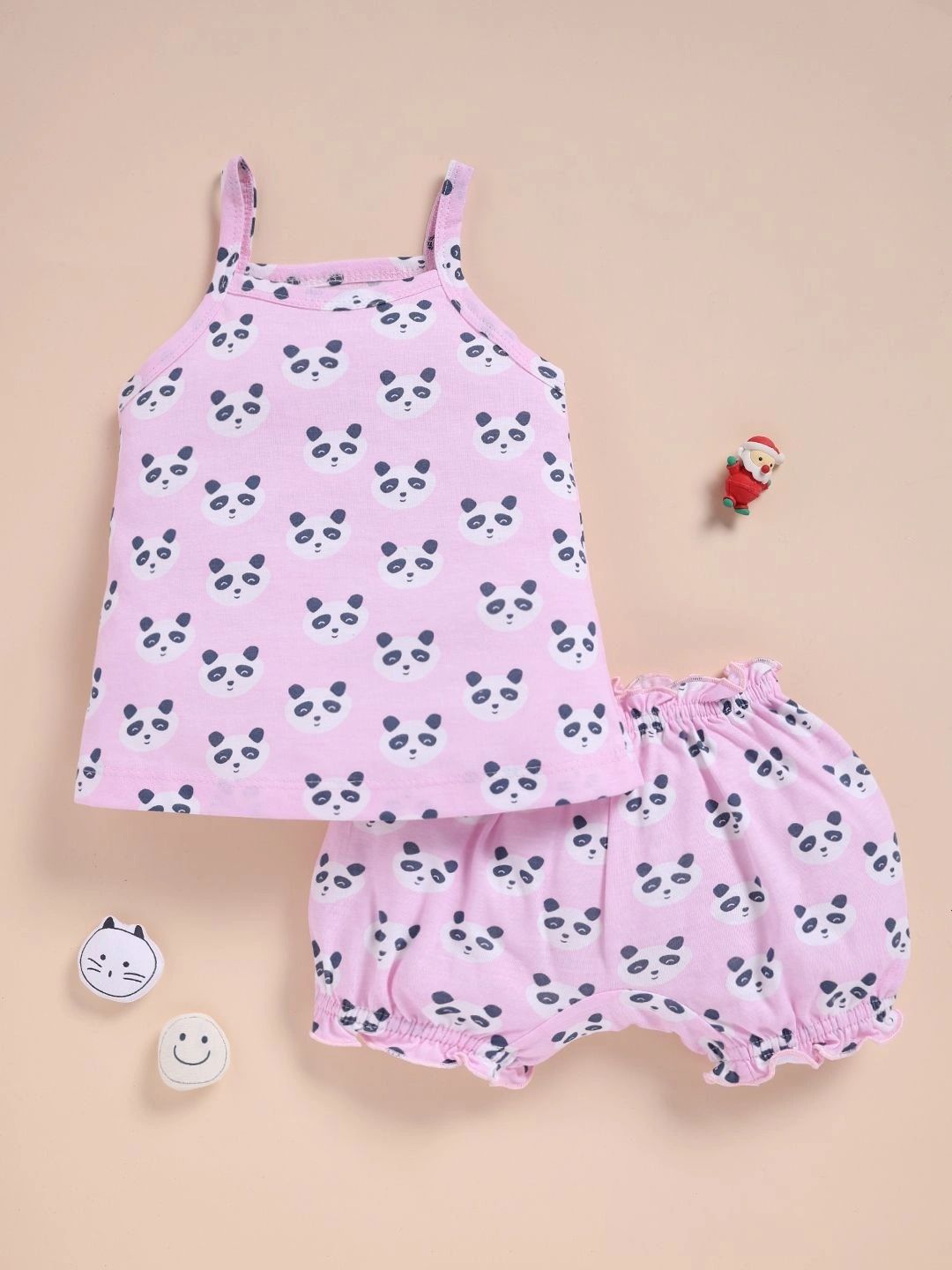 Simply Girls Printed Pure Cotton Top with Shorts-picture-57