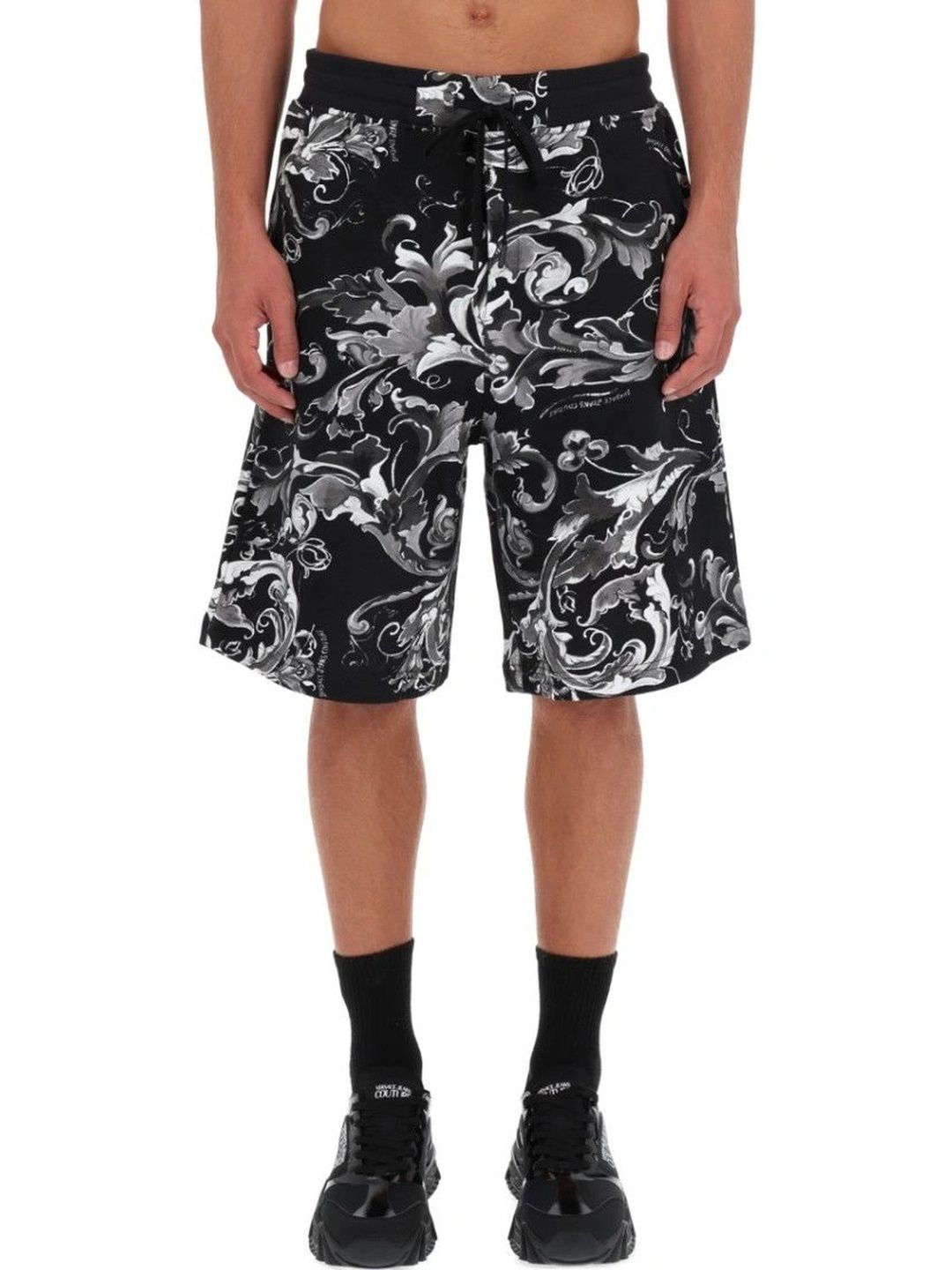 Versace Jeans Couture Men Floral Printed Shorts-picture-19