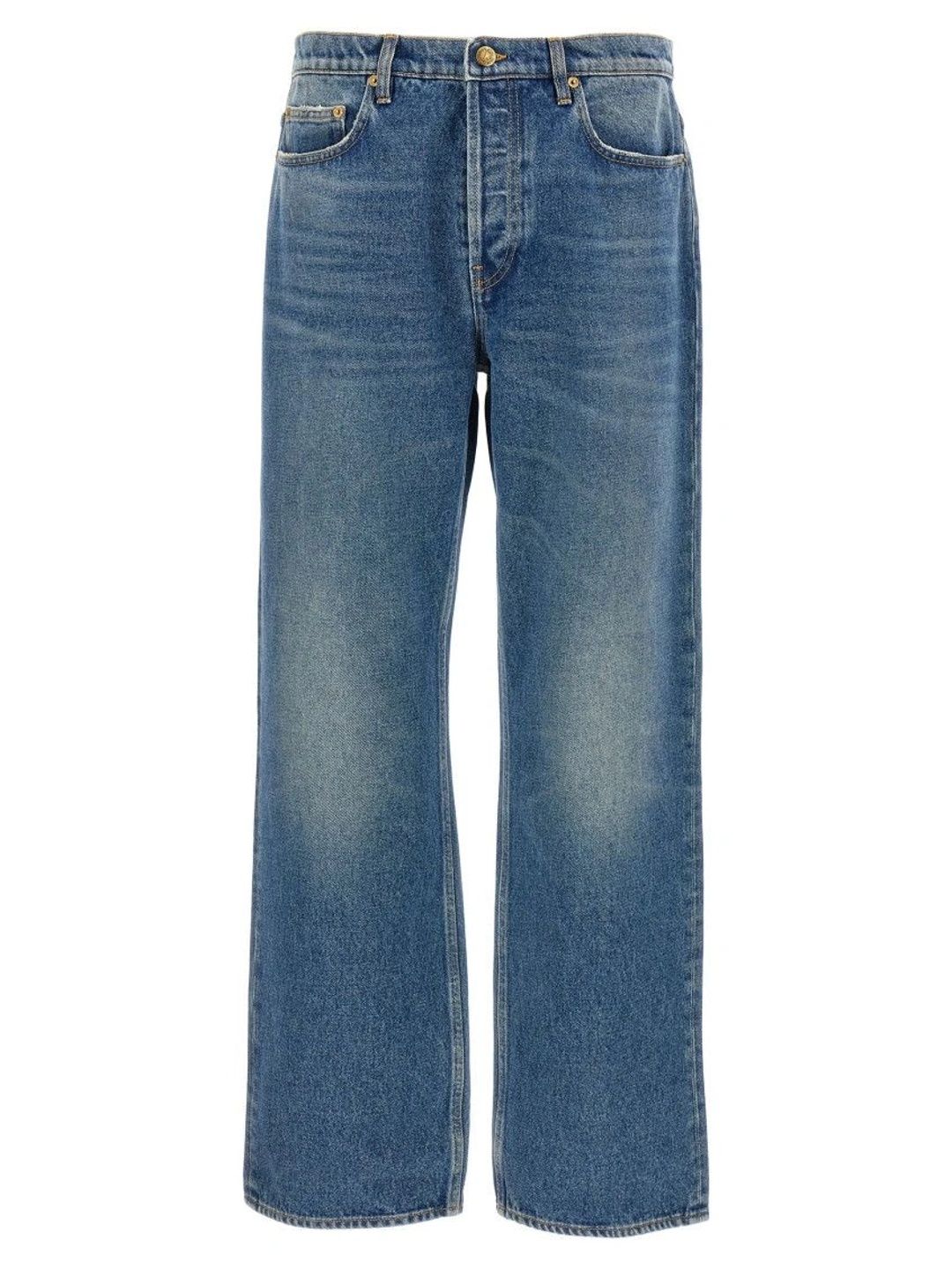 Golden Goose Men Straight Fit Mid-Rise Low Distress Jeans-image-46
