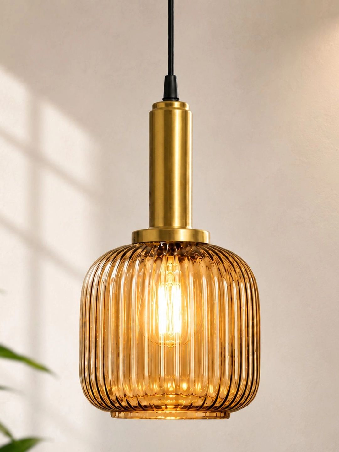 Glowhere Orange Textured Glass Contemporary Ceiling Lamp-image-41
