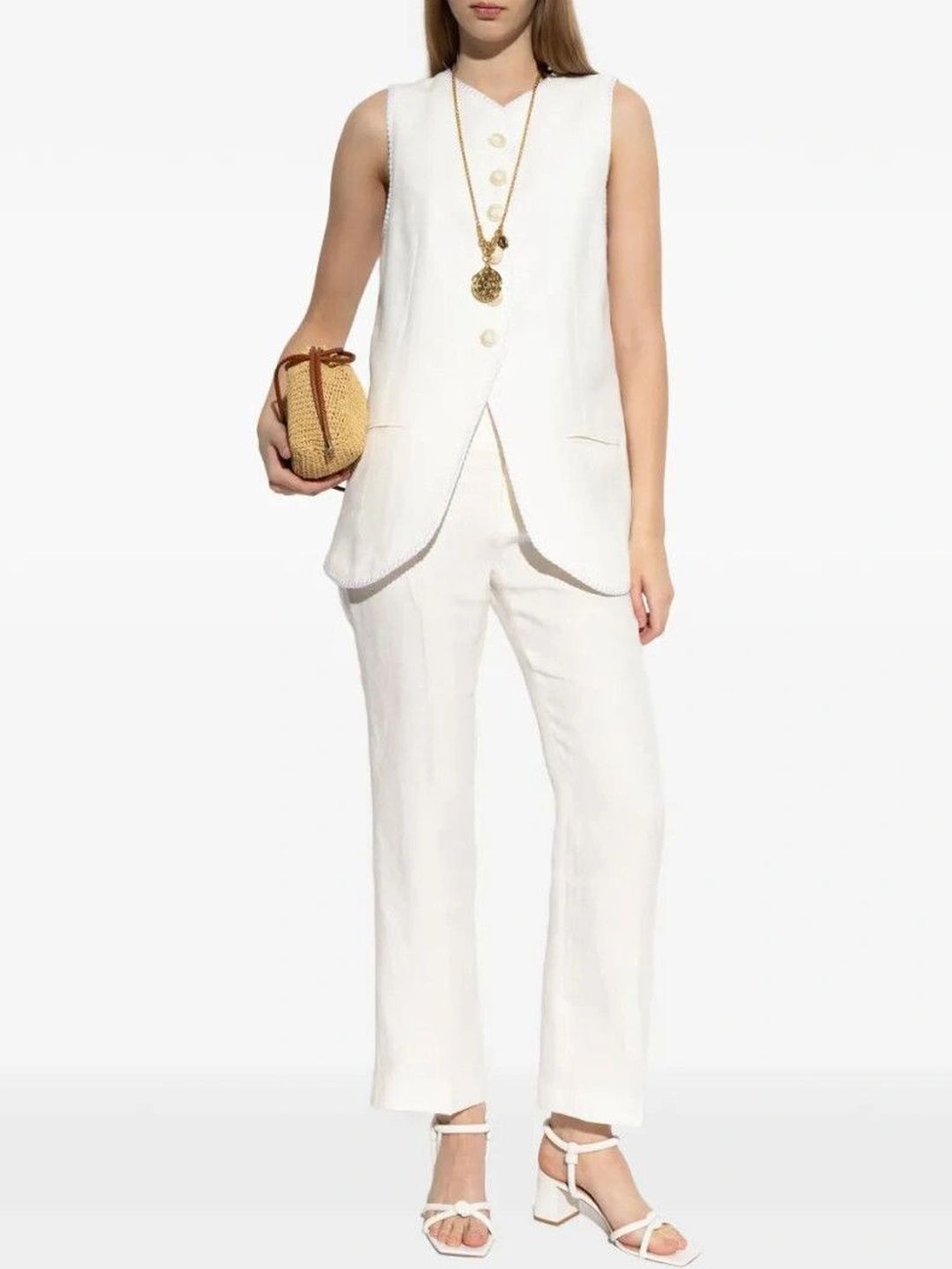 ETRO White Sleeveless Vest-picture-30