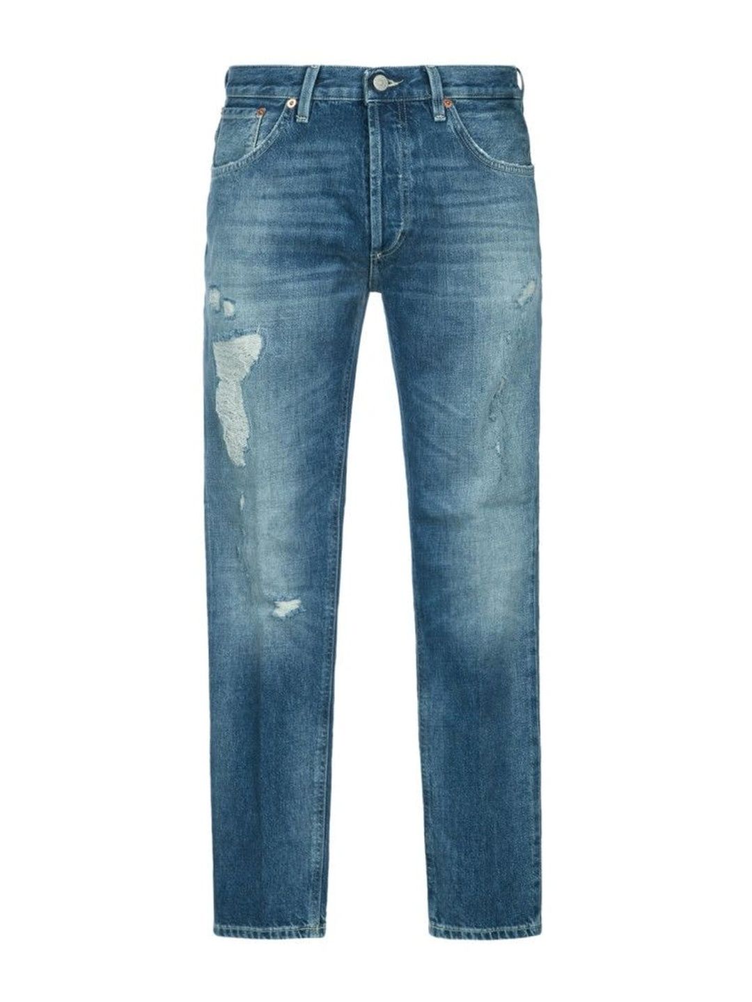 Dondup Men Regular Fit Mid-Rise Highly Distressed Jeans-picture-10