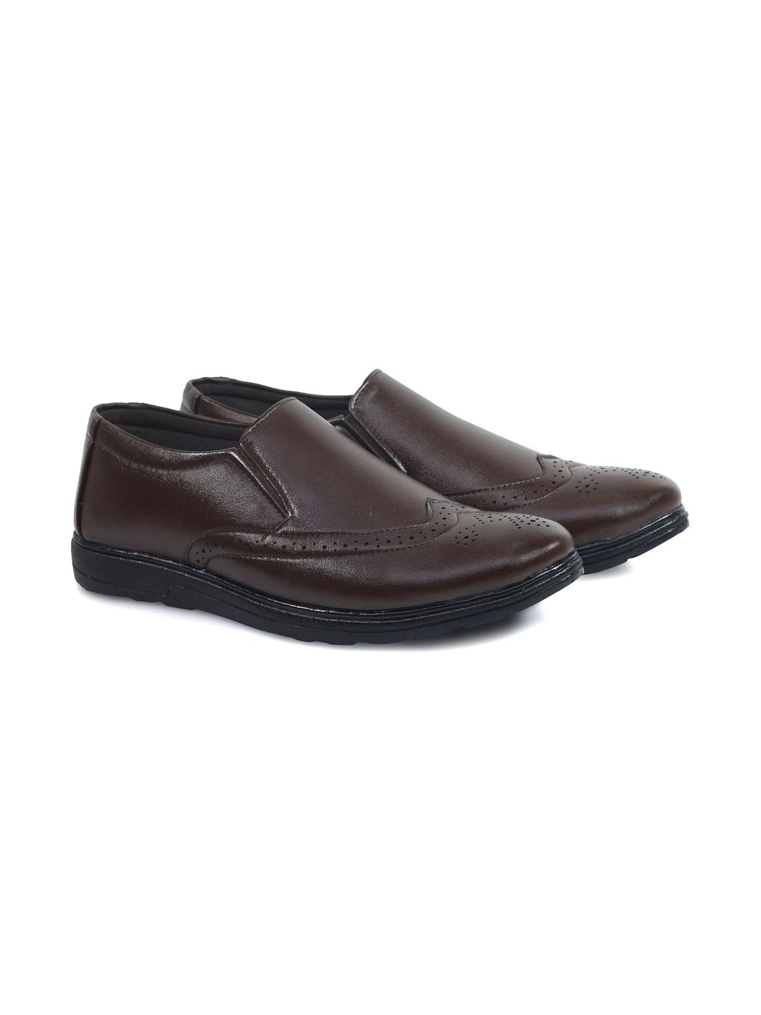 Botha Men Textured Formal Slip-Ons-picture-47