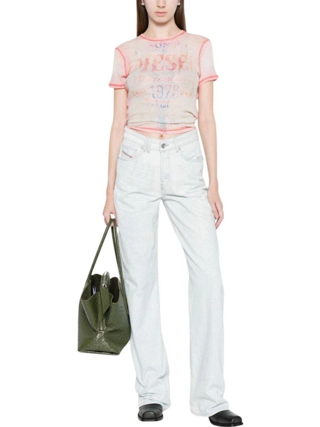 DIESEL Women Regular Fit Low-Rise Jeans-picture-28