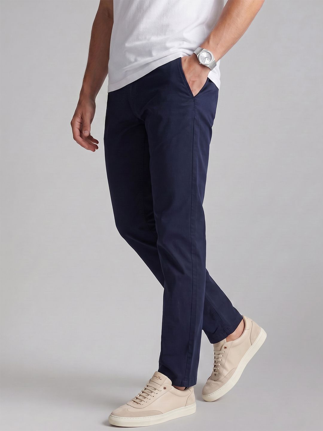 Van Heusen Men Slim Fit Chinos Trousers-picture-37