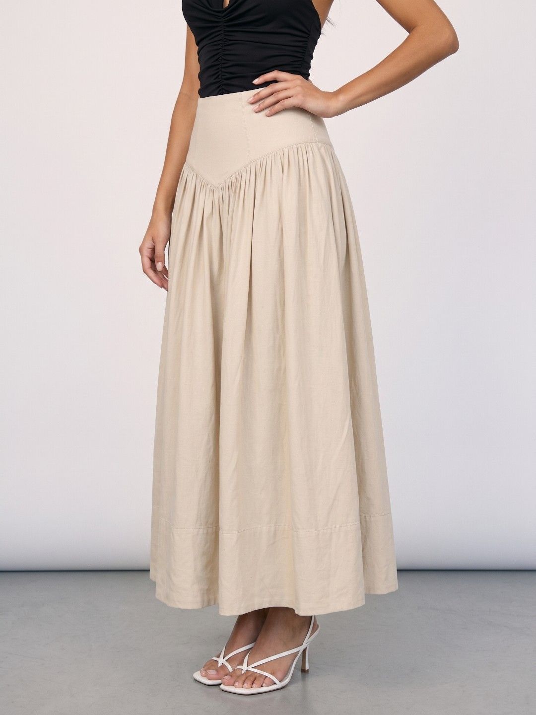 Phosphorus Women Midi Flared Skirt-picture-33
