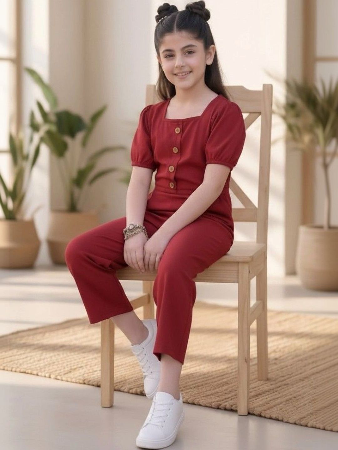 GLAMOUR WORLD GARMENTS Girls Basic Jumpsuit-picture-47