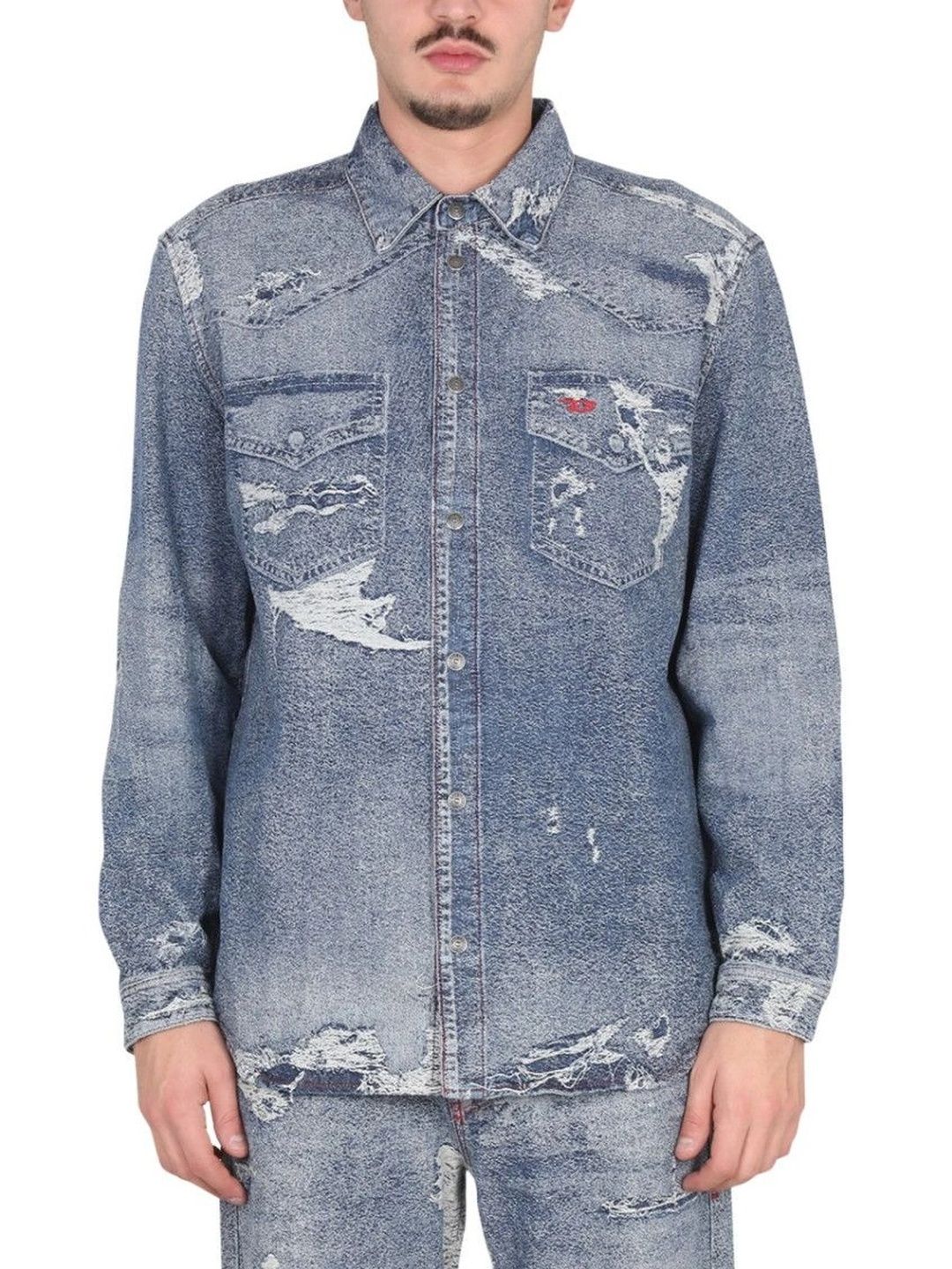 DIESEL Men Faded Faded Casual Shirt-picture-45
