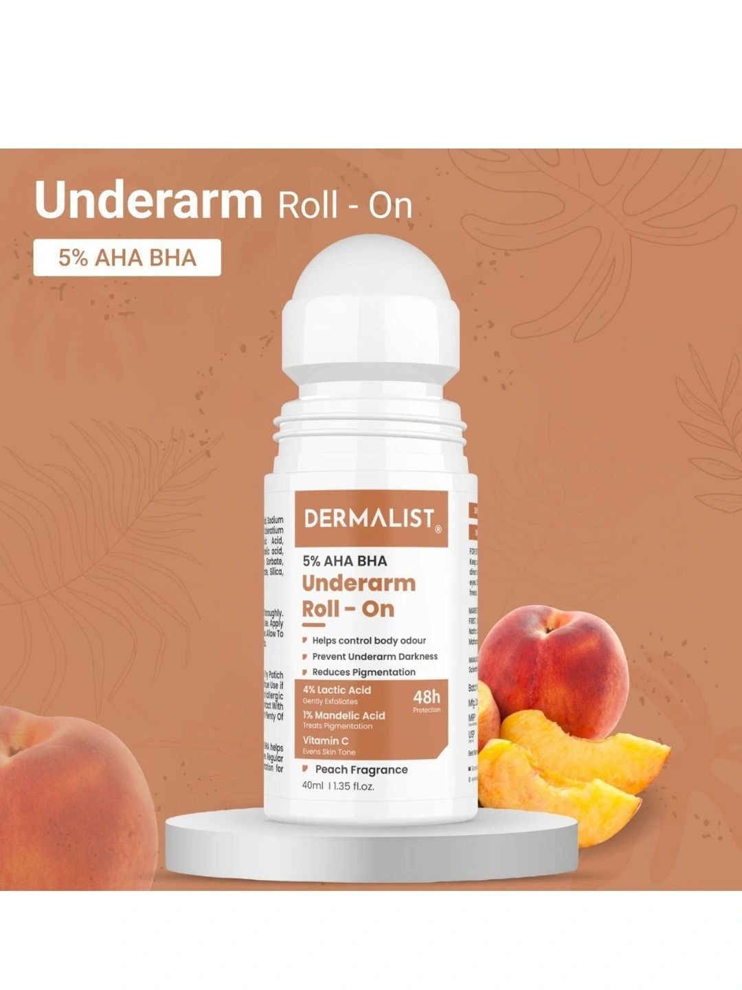 Dermalist 5% AHA BHA Underarm Roll-On - 40 ml-picture-24