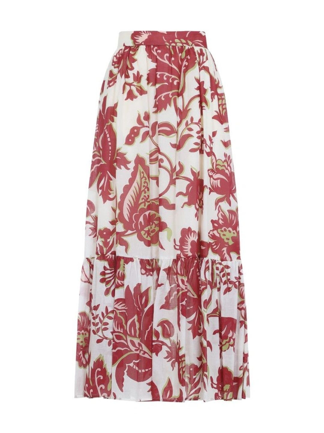ETRO Women Cotton Floral Maxi Tiered Skirt-picture-11