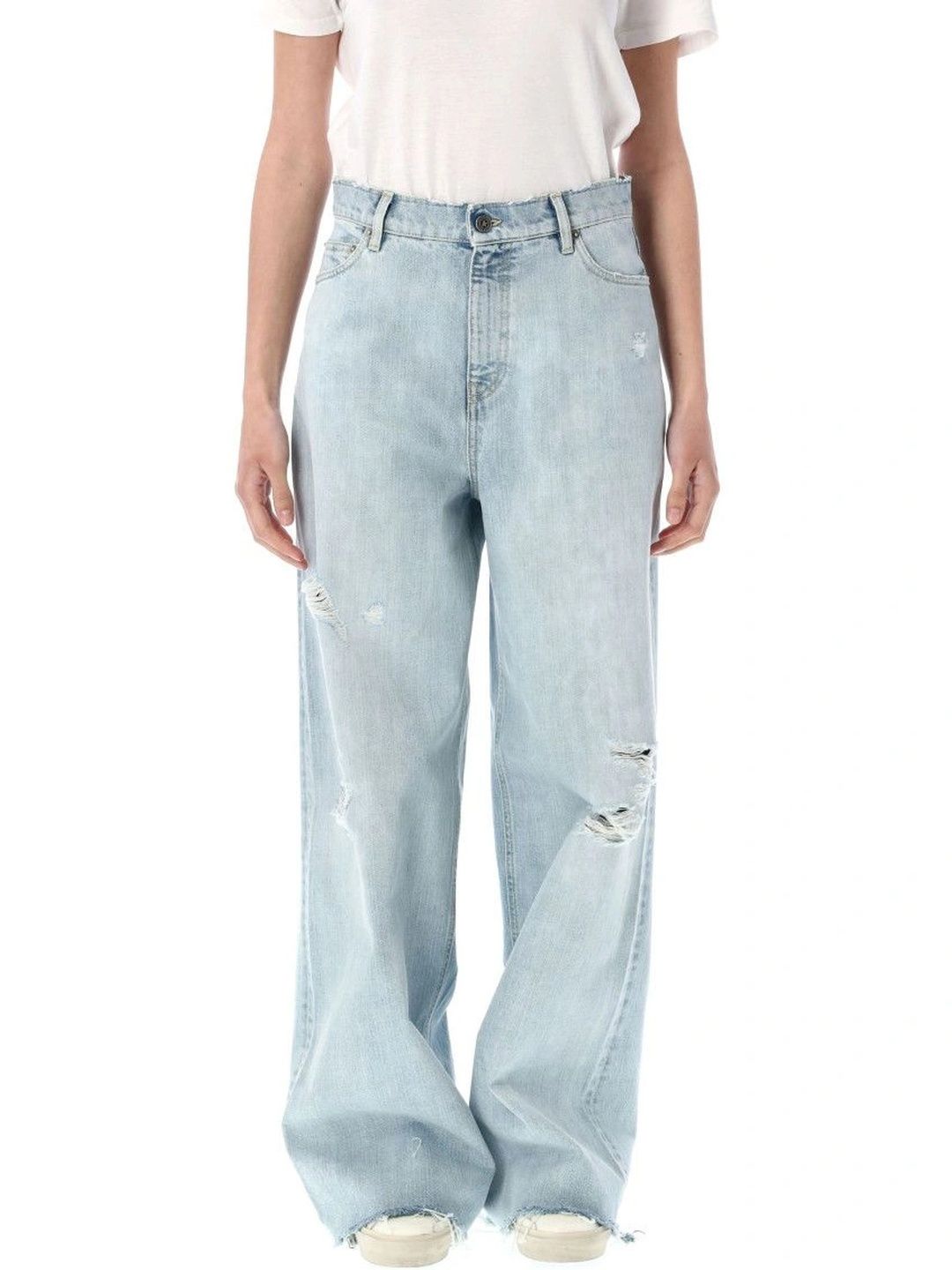 Golden Goose Women Boyfriend Fit High-Rise Highly Distressed Jeans-picture-33