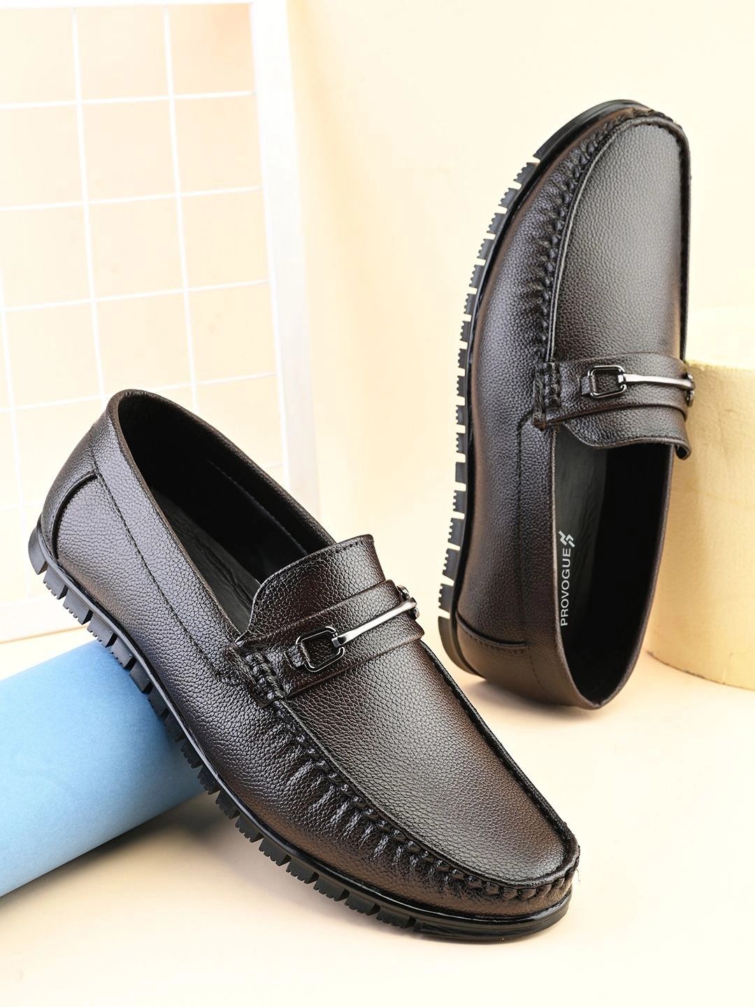 Provogue Men Round-Toe Formal Loafers-image-19