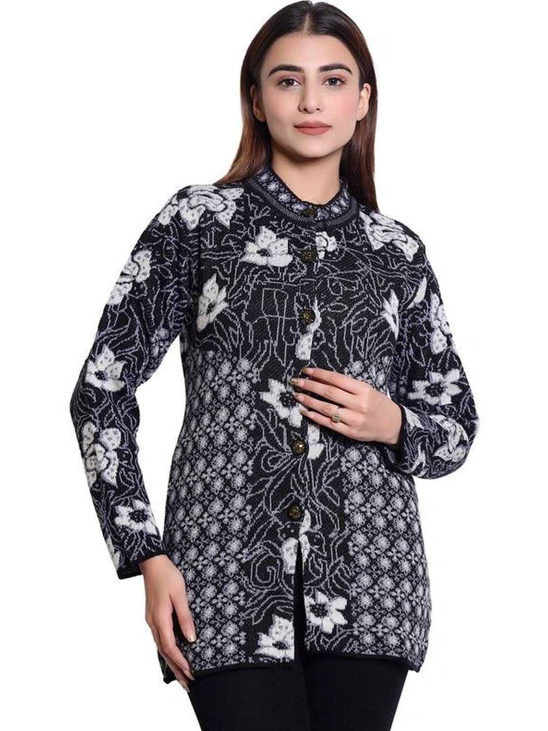 Grand Line Women Floral Printed Cardigan-picture-27