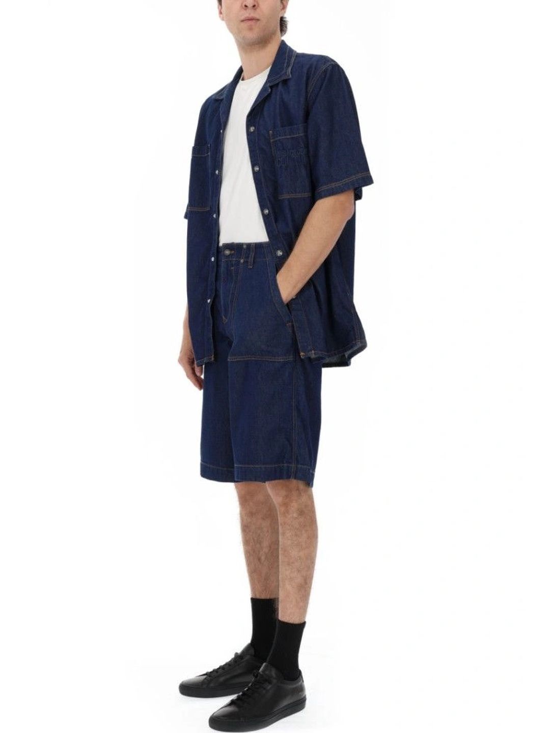 Versace Jeans Couture Men High-Rise Denim Denim Shorts-picture-28