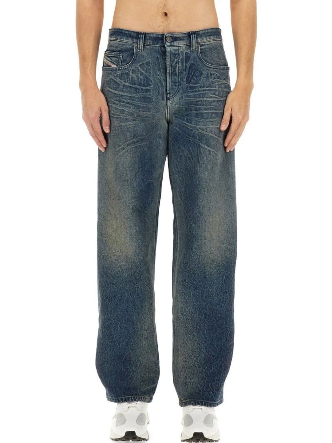 DIESEL Men Mid-Rise Low Distress Jeans-picture-14