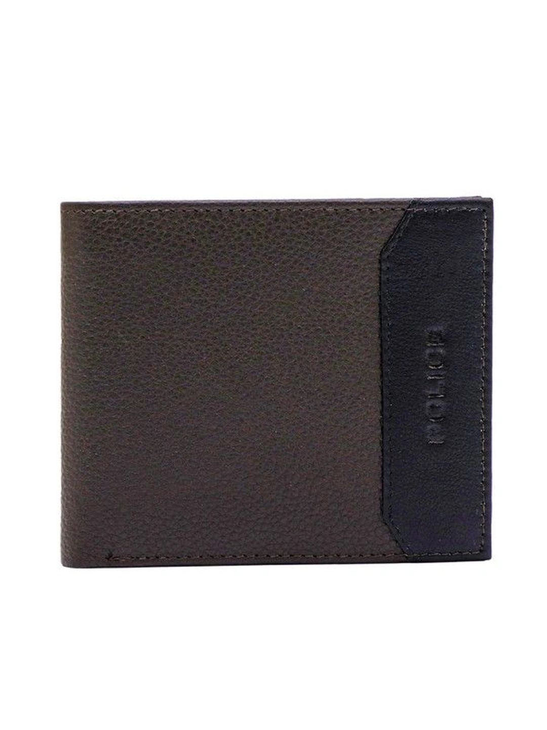 Police Men Textured Leather Two Fold Wallet-picture-36