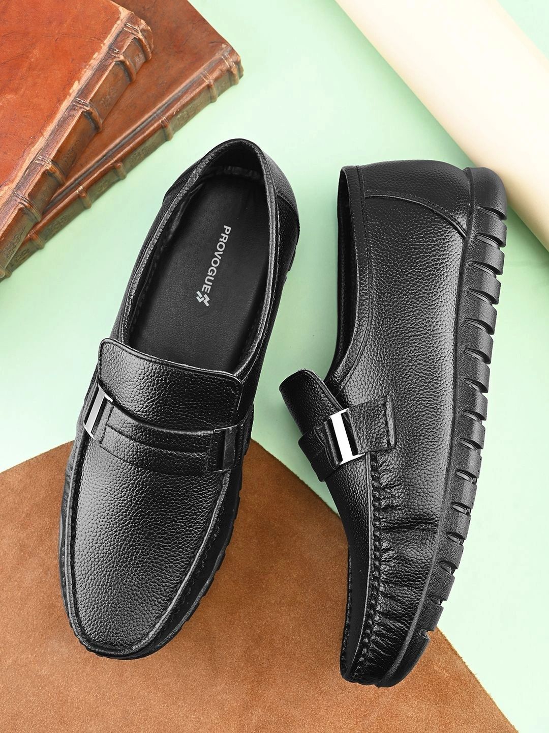 Provogue Men Round-Toe Formal Loafers-picture-58
