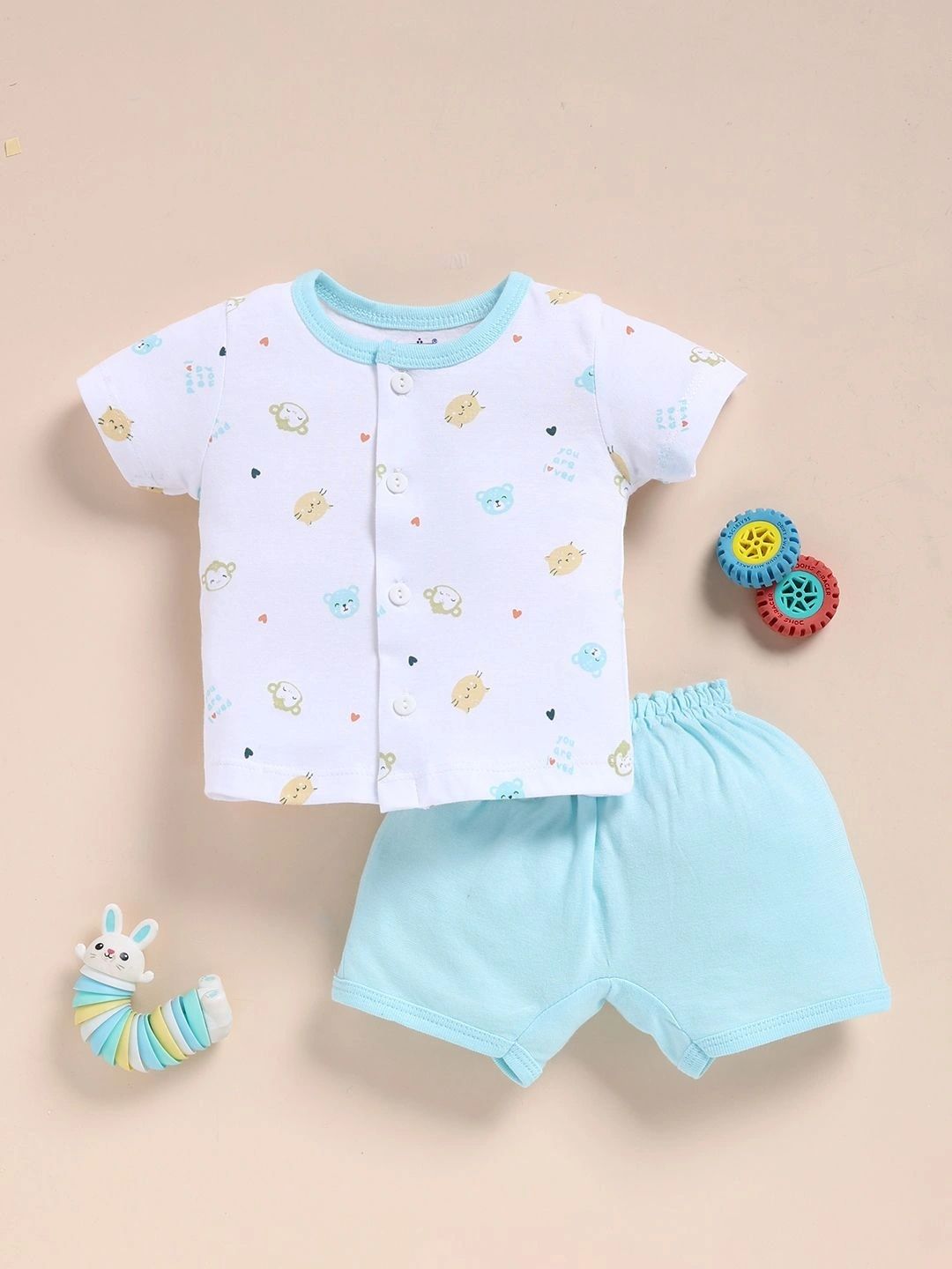 Simply Boys Printed Shirt with Shorts-image-30