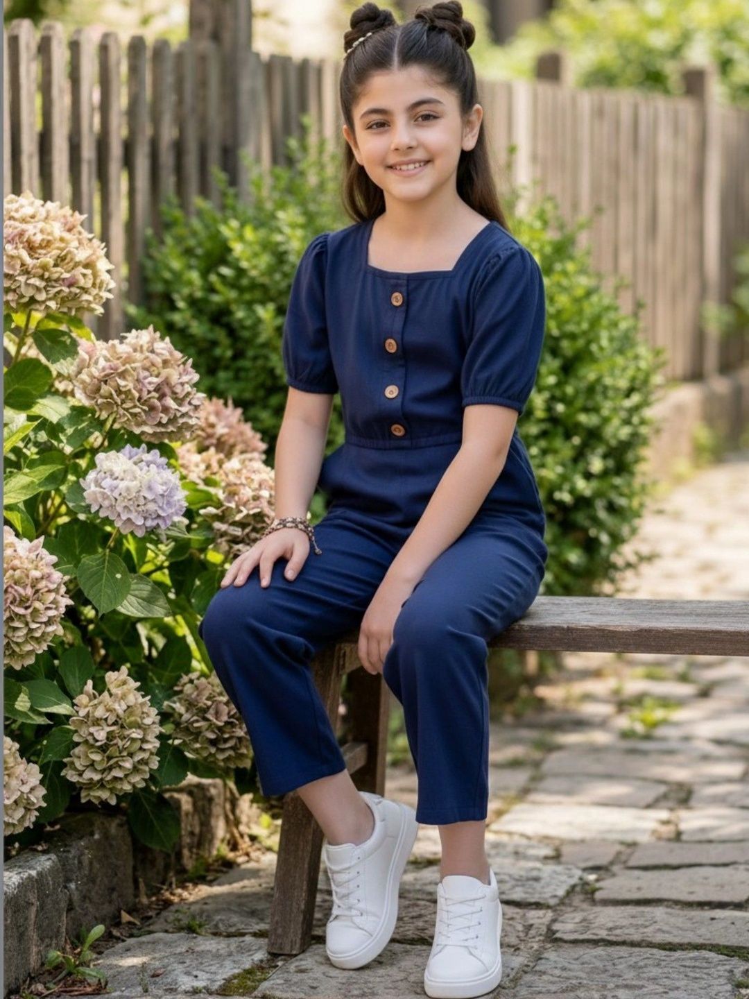 GLAMOUR WORLD GARMENTS Girls Basic Jumpsuit-picture-24
