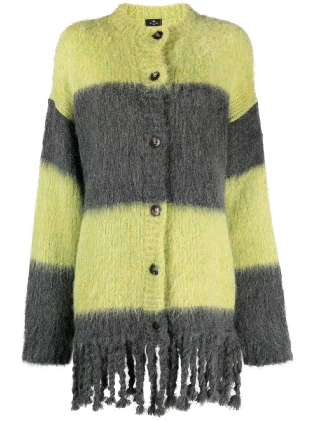 ETRO Women Striped Woollen Cardigan with Fringed Detail-picture-20