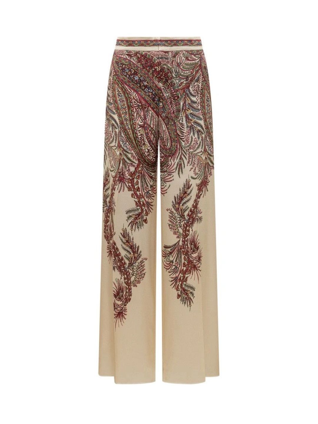 ETRO Beige Loose Flat Front Pants-picture-34