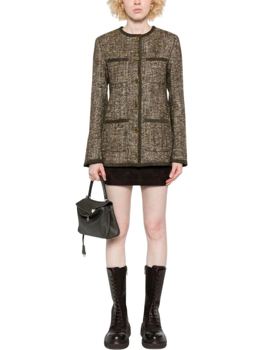 Golden Goose Brown Wool Jacket-image-25