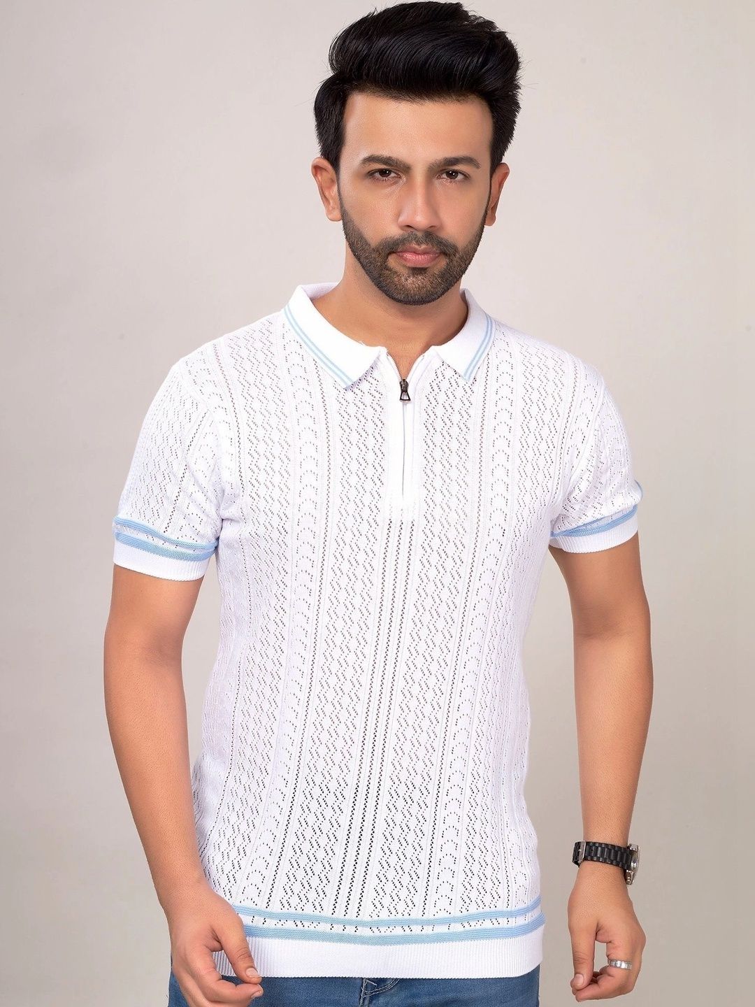 CHOKRA Men Polo Collar T-shirt-picture-45