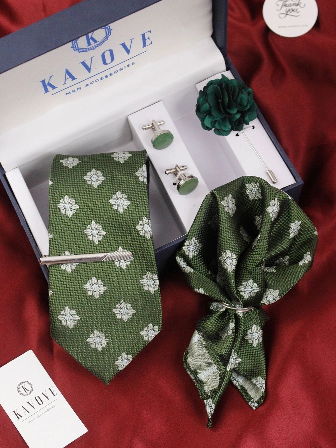 Kavove Men Printed Broad Tie-picture-25