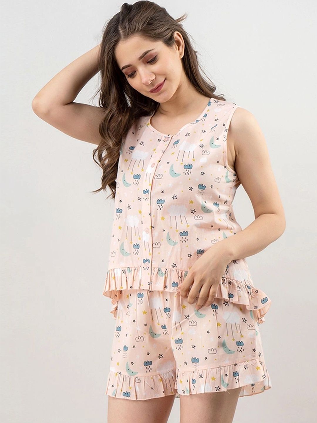 PRETTY LOVING THING Women Printed Night suit-picture-12