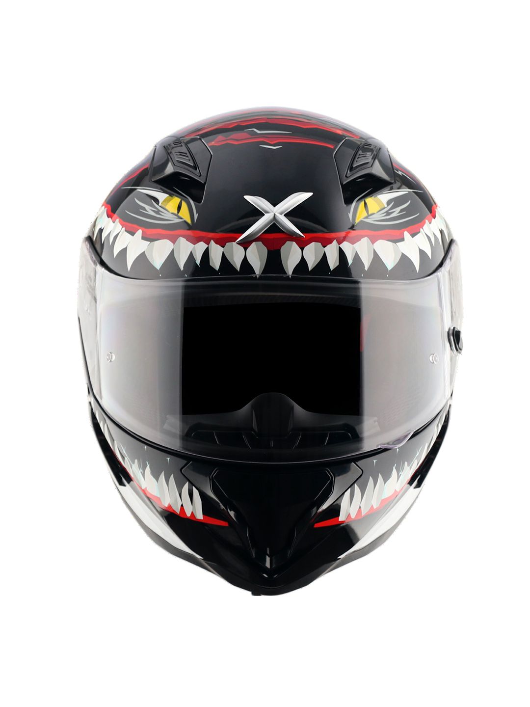 AXOR Hunter Shark Printed Scratch Resistant Full Face Helmet-picture-38